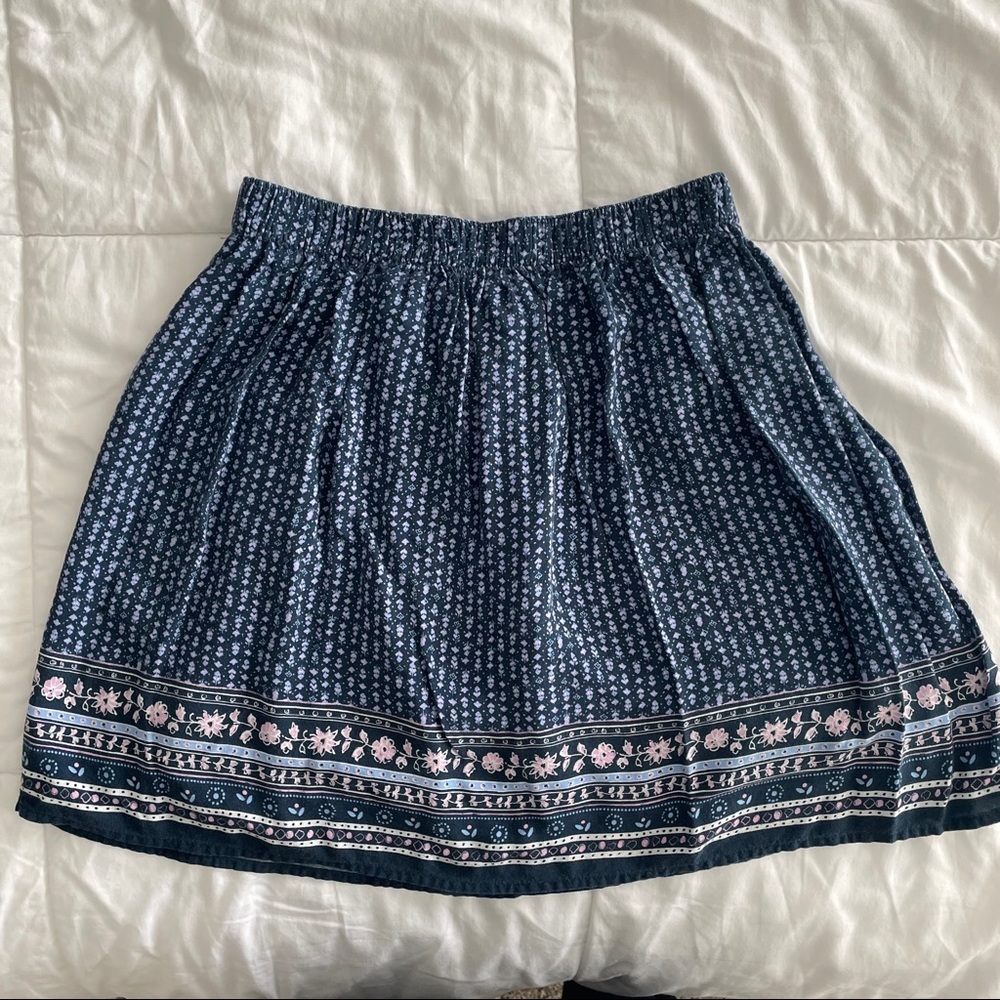 Abercrombie & Fitch Lightweight Floral Skirt